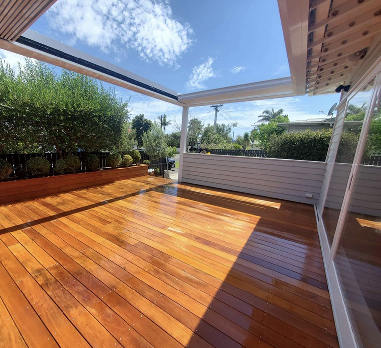 Rejuvenated entertainment area in Westmere